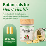 Snap Supplements Salud Colesterol: etiqueta clara identifica alcachofa y beta-sitosterol