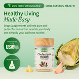 Snap Supplements Salud Colesterol: esteroles vegetales para metabolismo de grasas