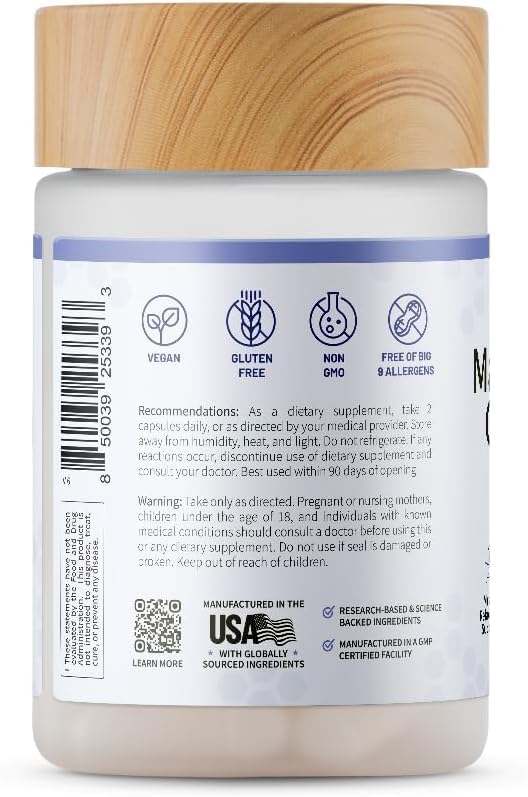 Apoyo al sueño nocturno y bienestar general de Snap Supplements.