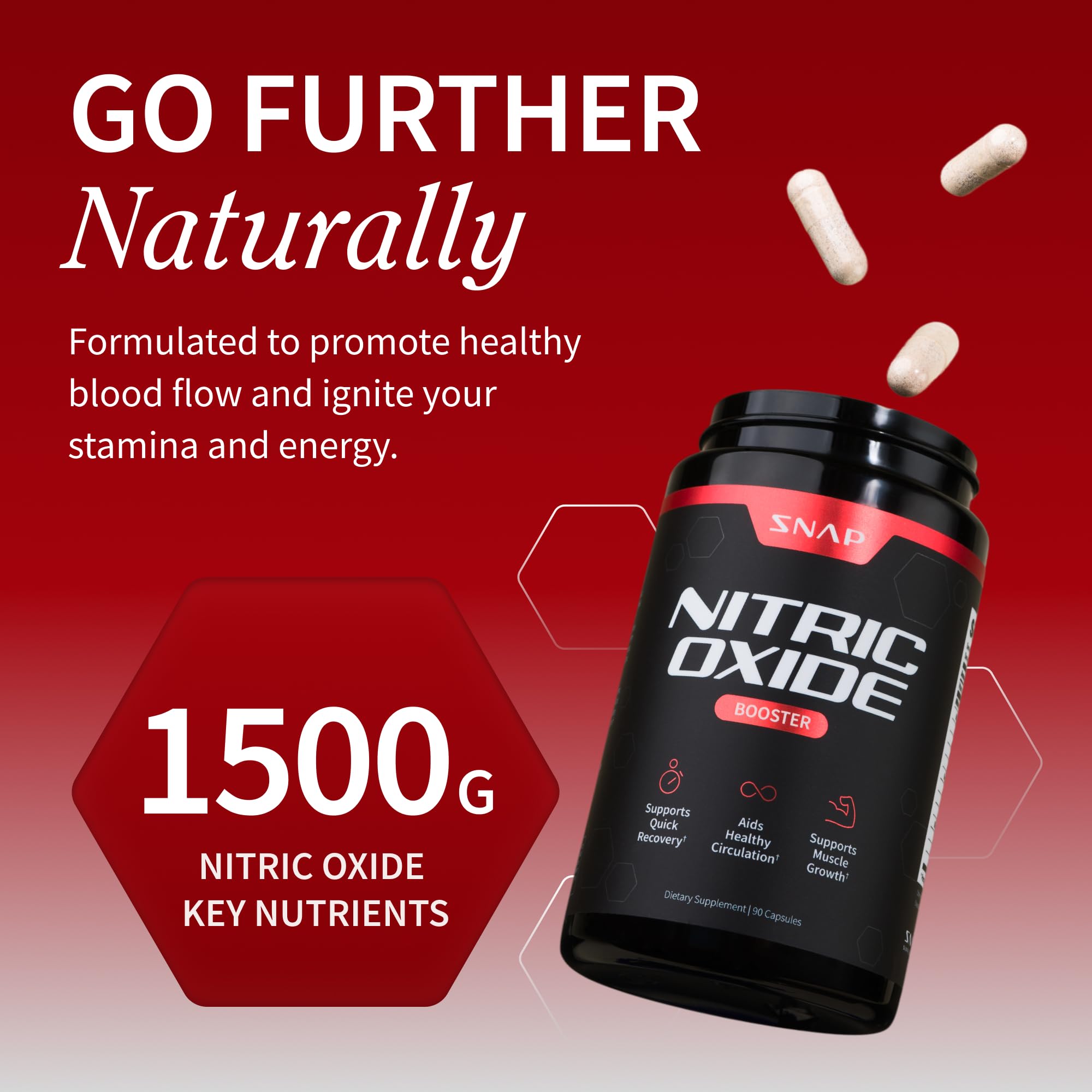 Snap Supplements arginina y citrulina 1500mg para oxido nitrico y rendimiento