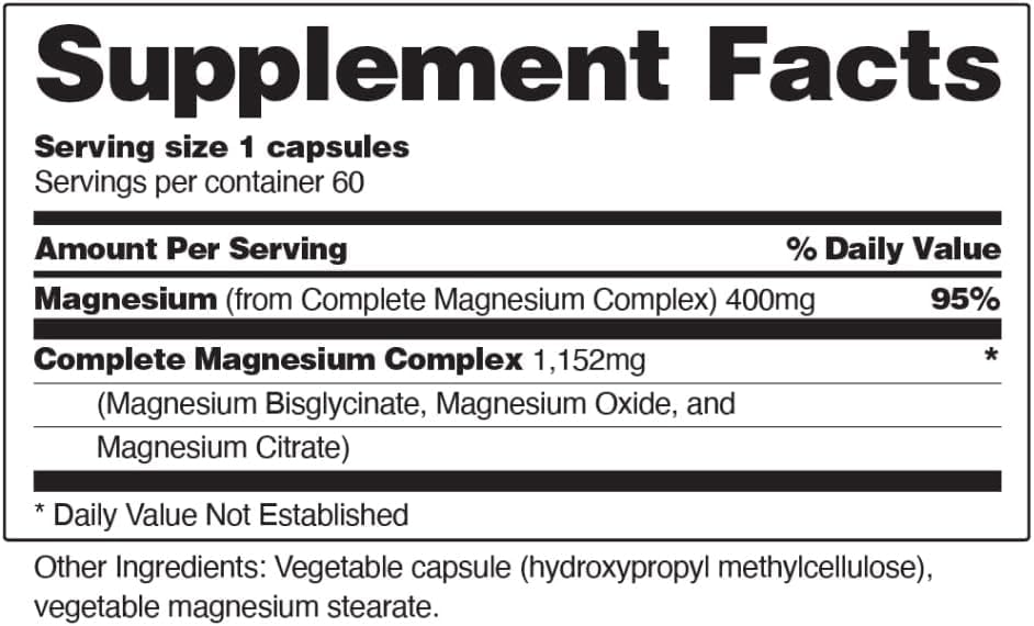 Cápsula para uso diario y nocturno de Snap Supplements.