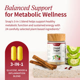 Snap Supplements Cápsulas veganas, fáciles de incorporar a la rutina diaria.