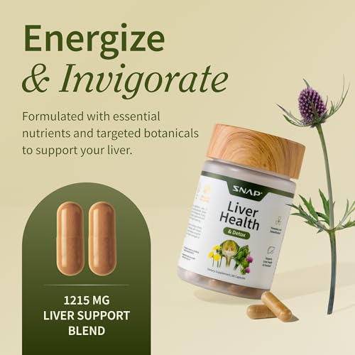 Snap Supplements Cardo Mariano: cápsulas para apoyar la digestión diaria.