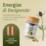 Snap Supplements Cardo Mariano: cápsulas para apoyar la digestión diaria.