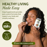 Snap Supplements CoQ10 Capsulas: apoyo a la energía y rendimiento diario