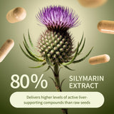 Snap Supplements Diente de León: cápsulas para desintoxicación natural.