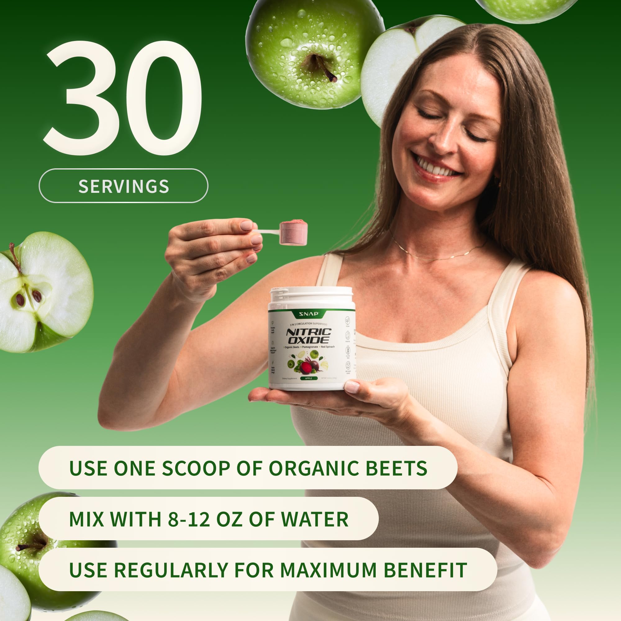 Snap Supplements Energía natural sin azúcares añadidos ni estimulantes.