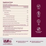 Snap Supplements: envase con etiqueta orgánica y clara de ingredientes.
