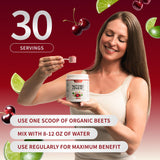 Snap Supplements granada orgánica primer plano con antioxidantes.