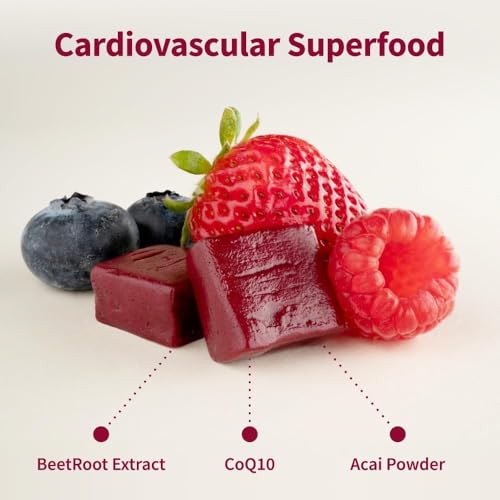 Heart Beets sabor frutos rojos, snack diario para circulación