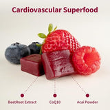 Heart Beets sabor frutos rojos, snack diario para circulación
