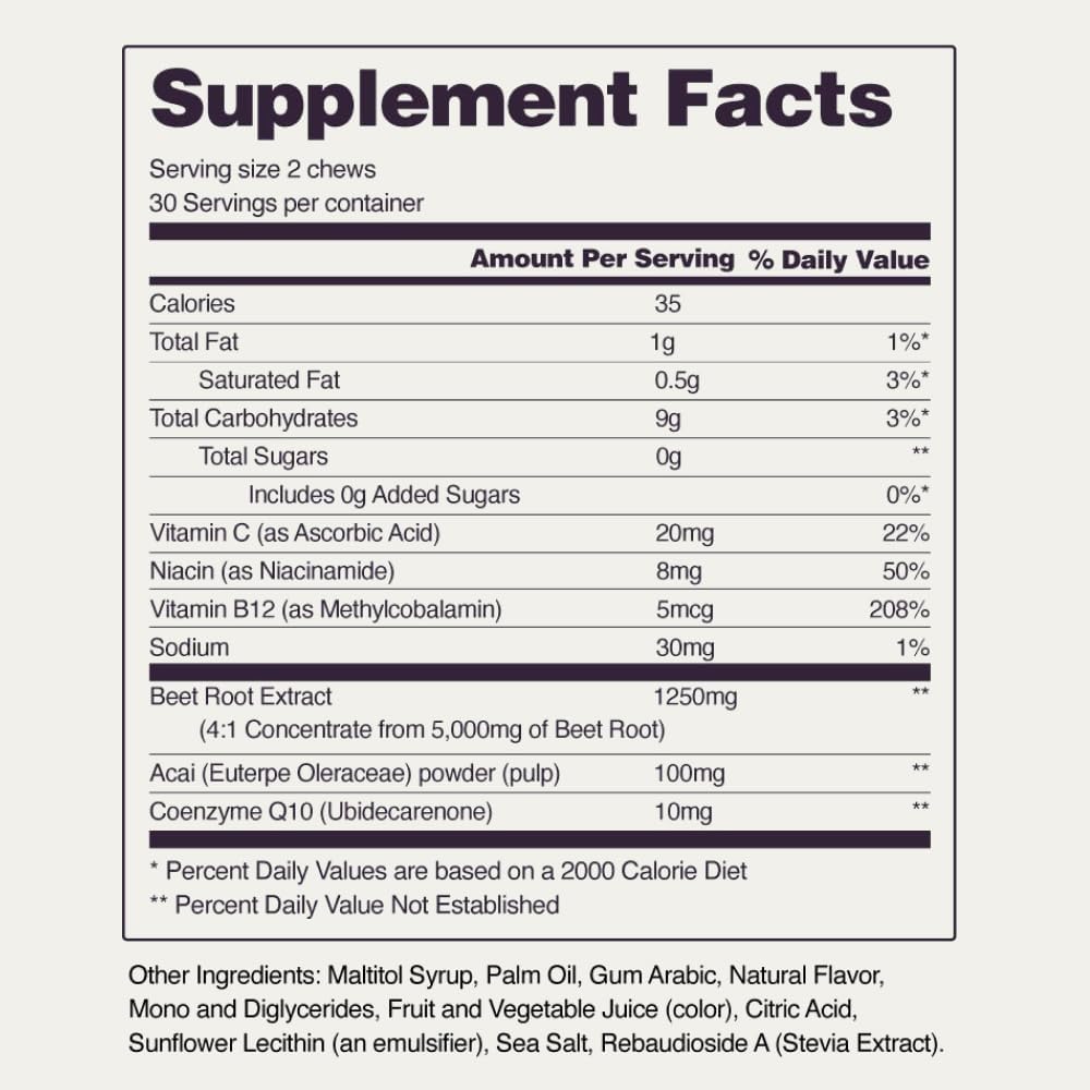 Heart Beets vegano y libre de cafeína, apto para distintas dietas