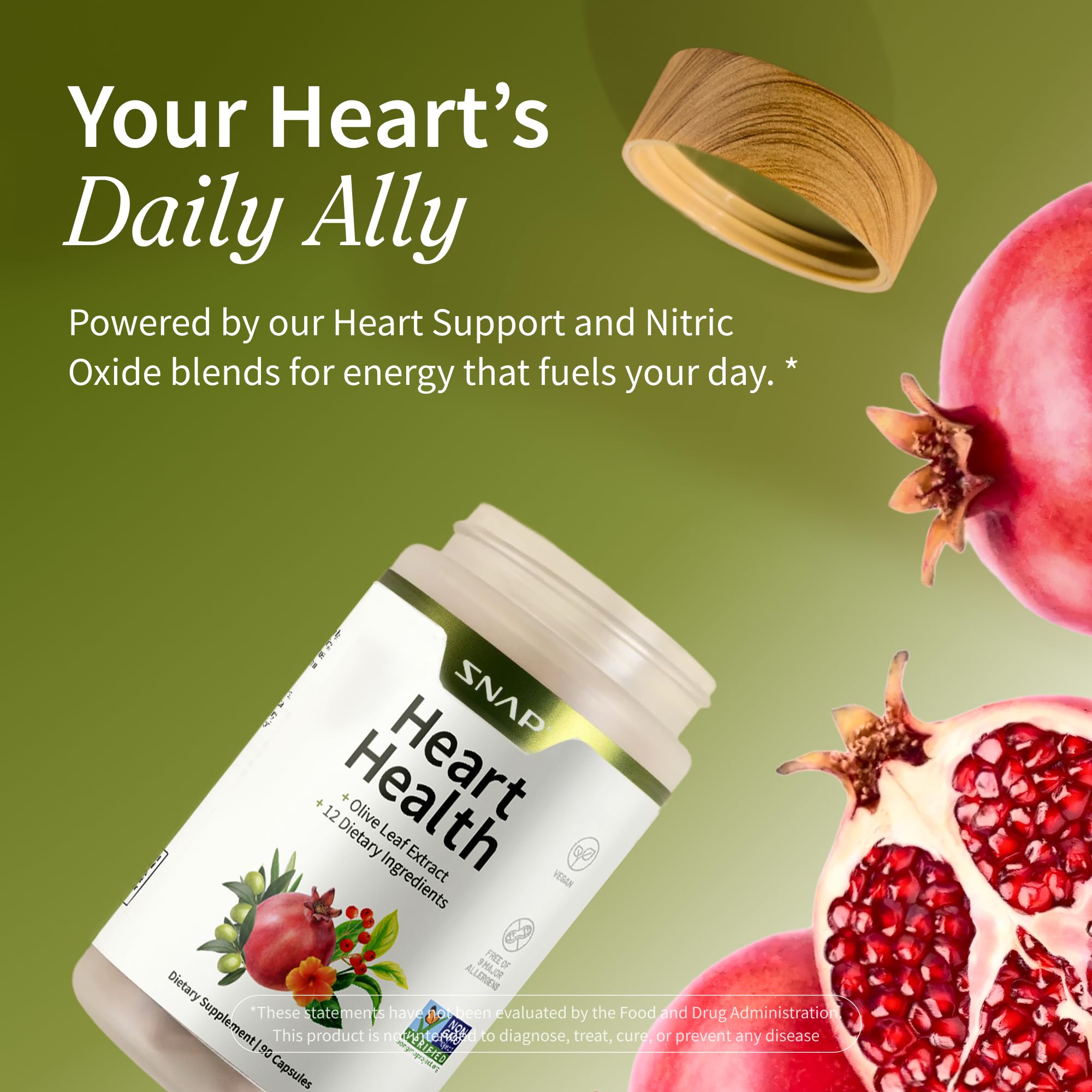 Snap Supplements Hierbas 12 Botanicas: antioxidantes y circulación saludable