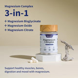Snap Supplements magnesio bisglicinato: cápsula suave para apoyo muscular.