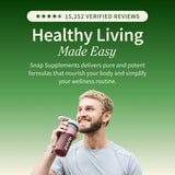 Snap Supplements Batido rápido con polvo de remolacha para entrenamiento.