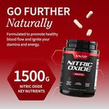 Snap Supplements Nitric Oxide: flujo de sangre saludable para actividad diaria