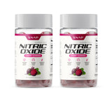 Botella de Snap Supplements Nitric Oxide Gummies lista para energía diaria.