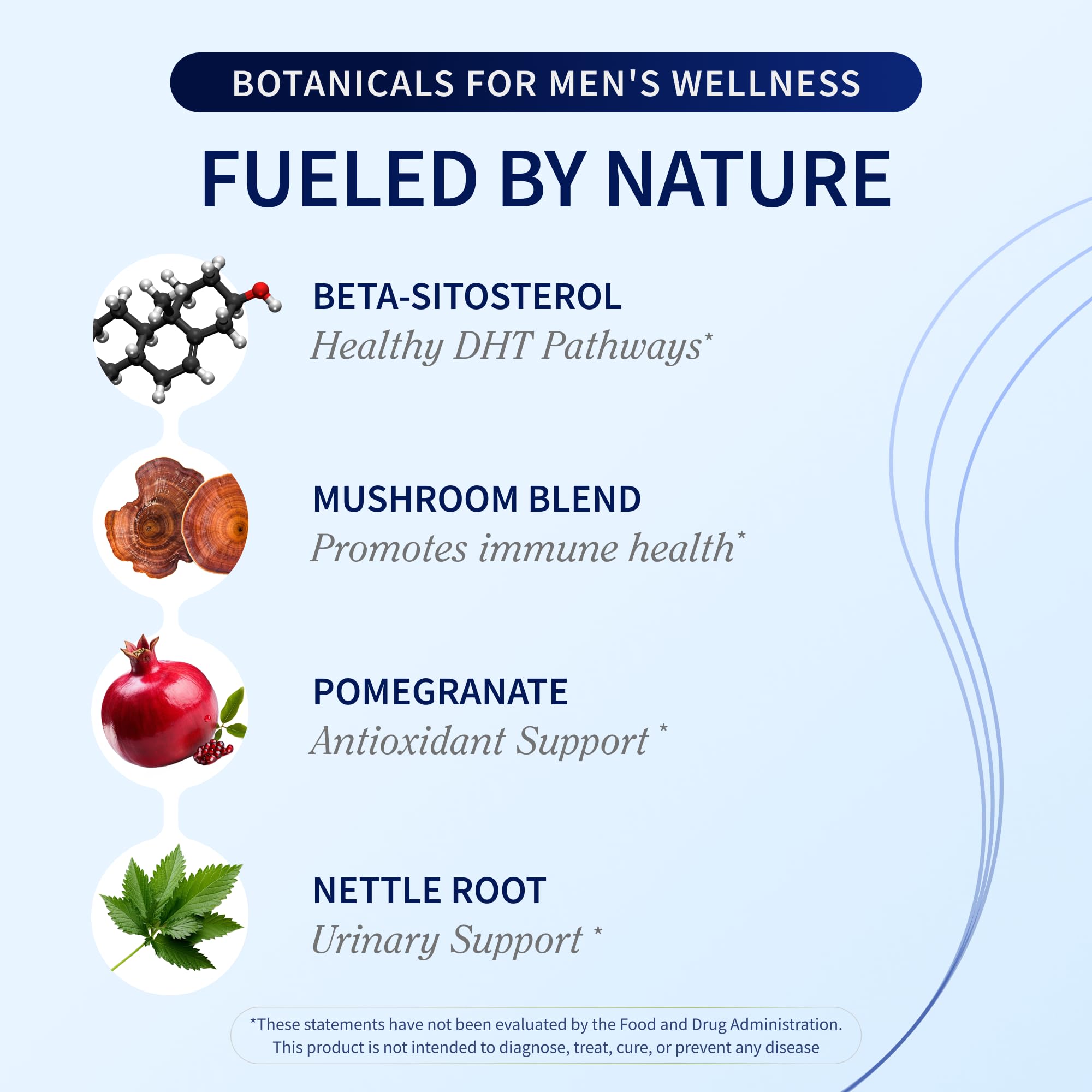 Snap Supplements Prostate Health: extractos 10 1 concentrados para potencia botánica