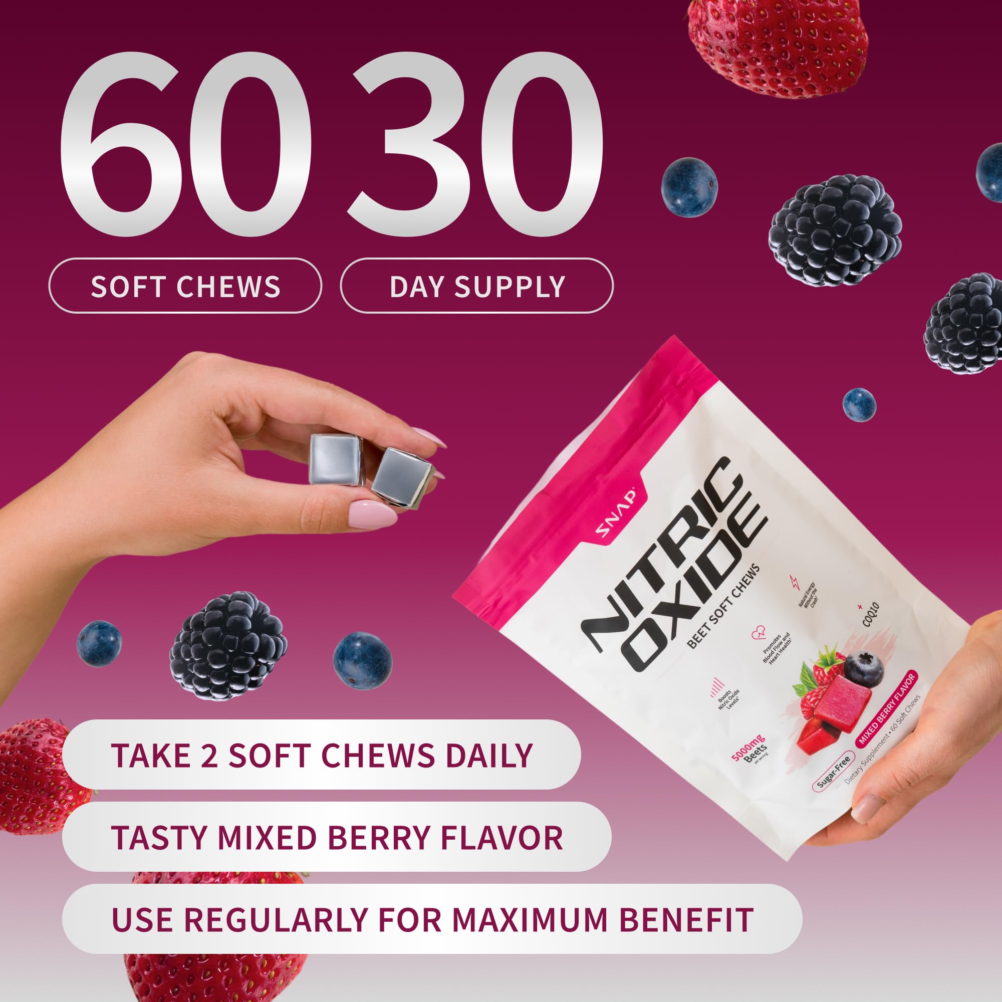 Snap Supplements remolacha energía natural para todo el día