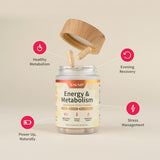 Rhodiola rosea en Snap Supplements Energy & Metabolism para balance emocional.