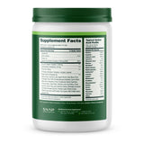 Envase de Snap Supplements Super Greens listo para la encimera.