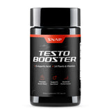 Snap Supplements Testo Booster frasco: apoyo natural para energía diaria.