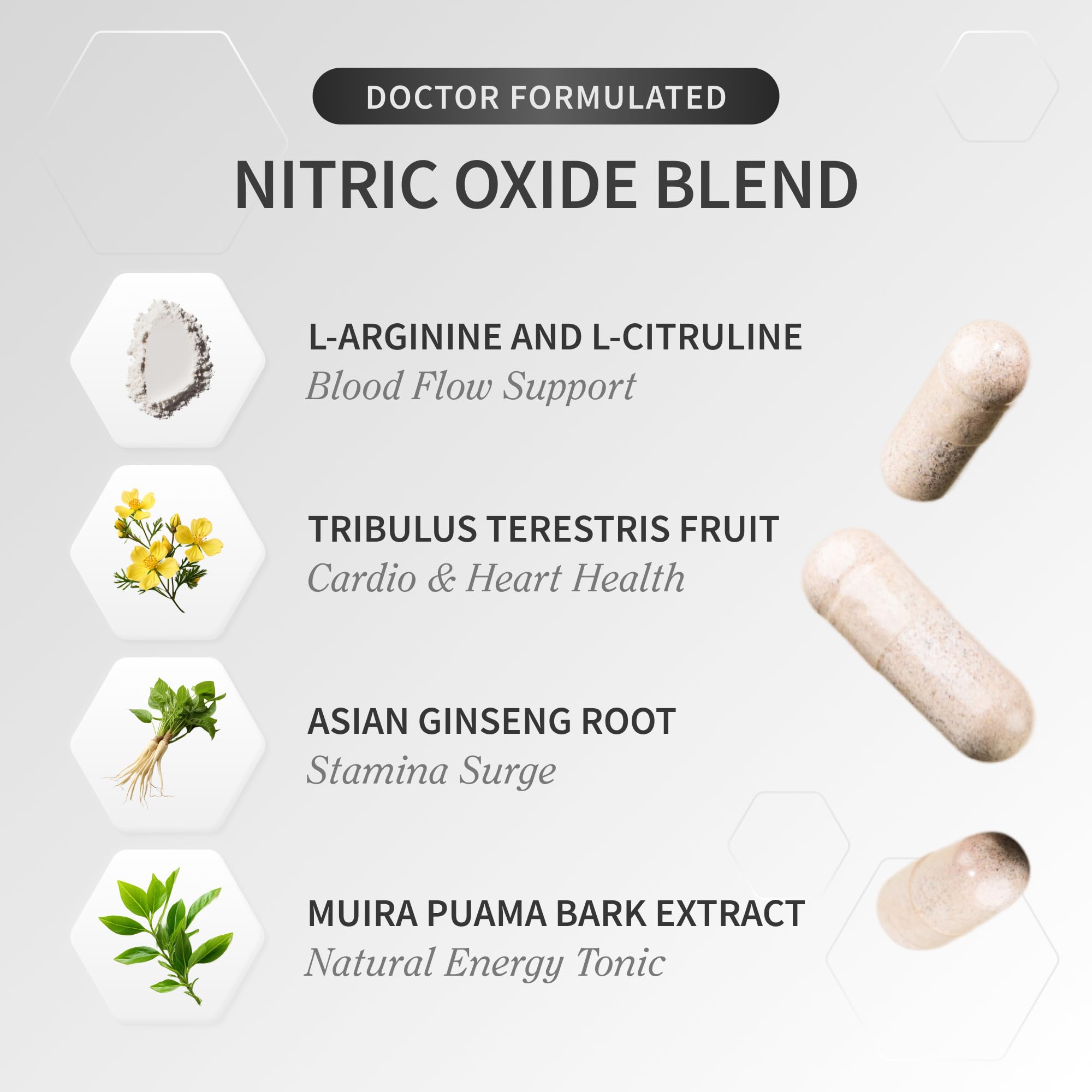 Snap Supplements tribulus y ginseng extracto para resistencia sostenida
