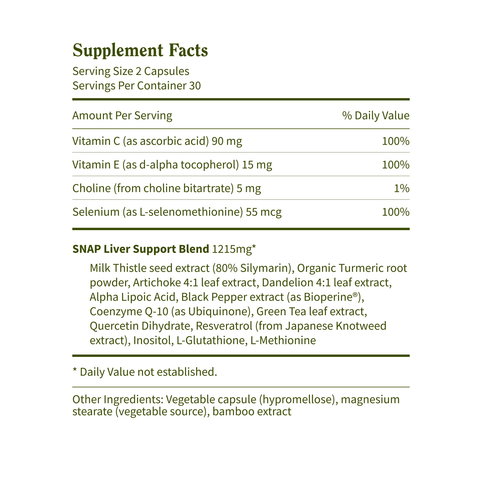 Uso diario con agua: cápsulas de Snap Supplements para la rutina.