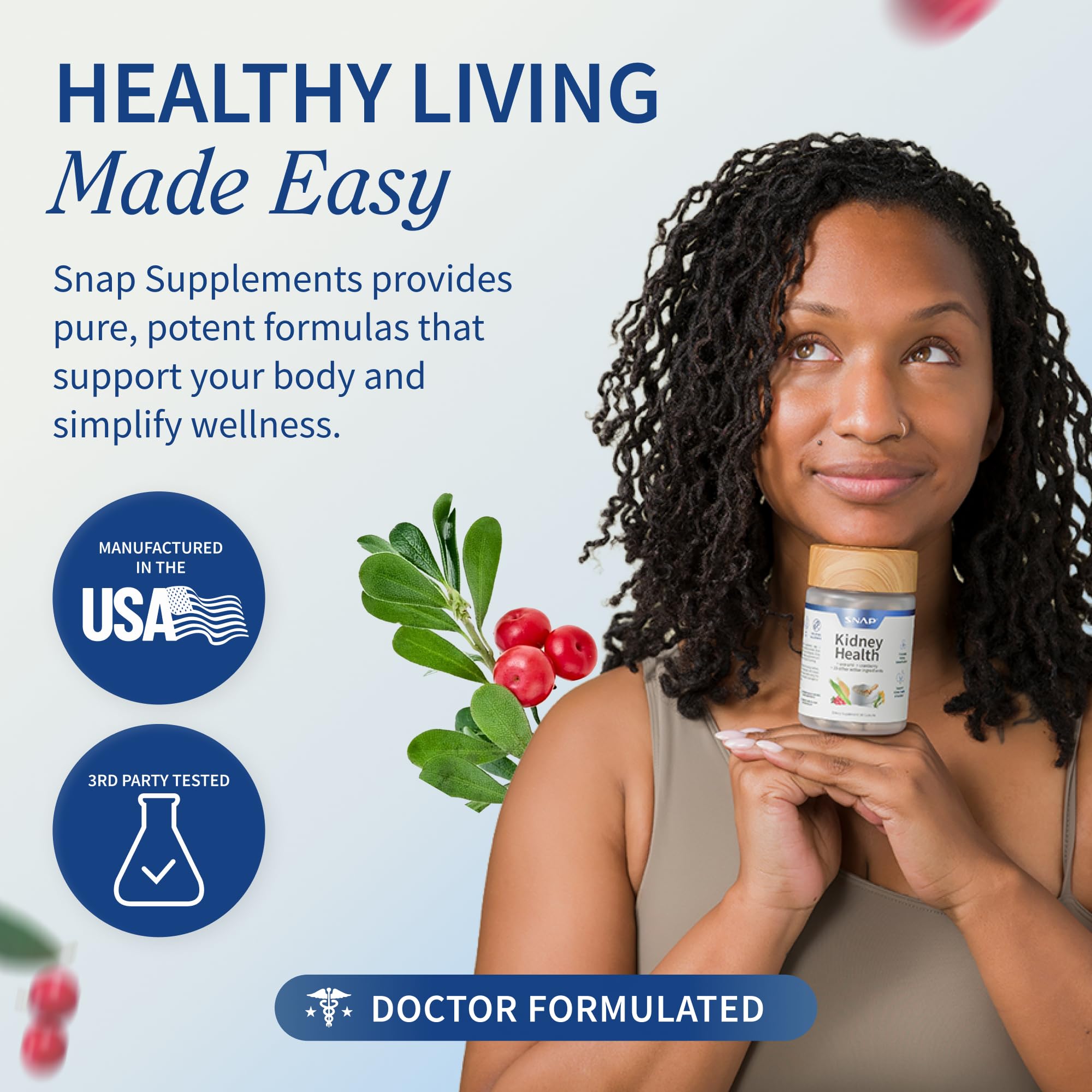 Ingredientes botánicos Snap Supplements, fuente de apoyo renal