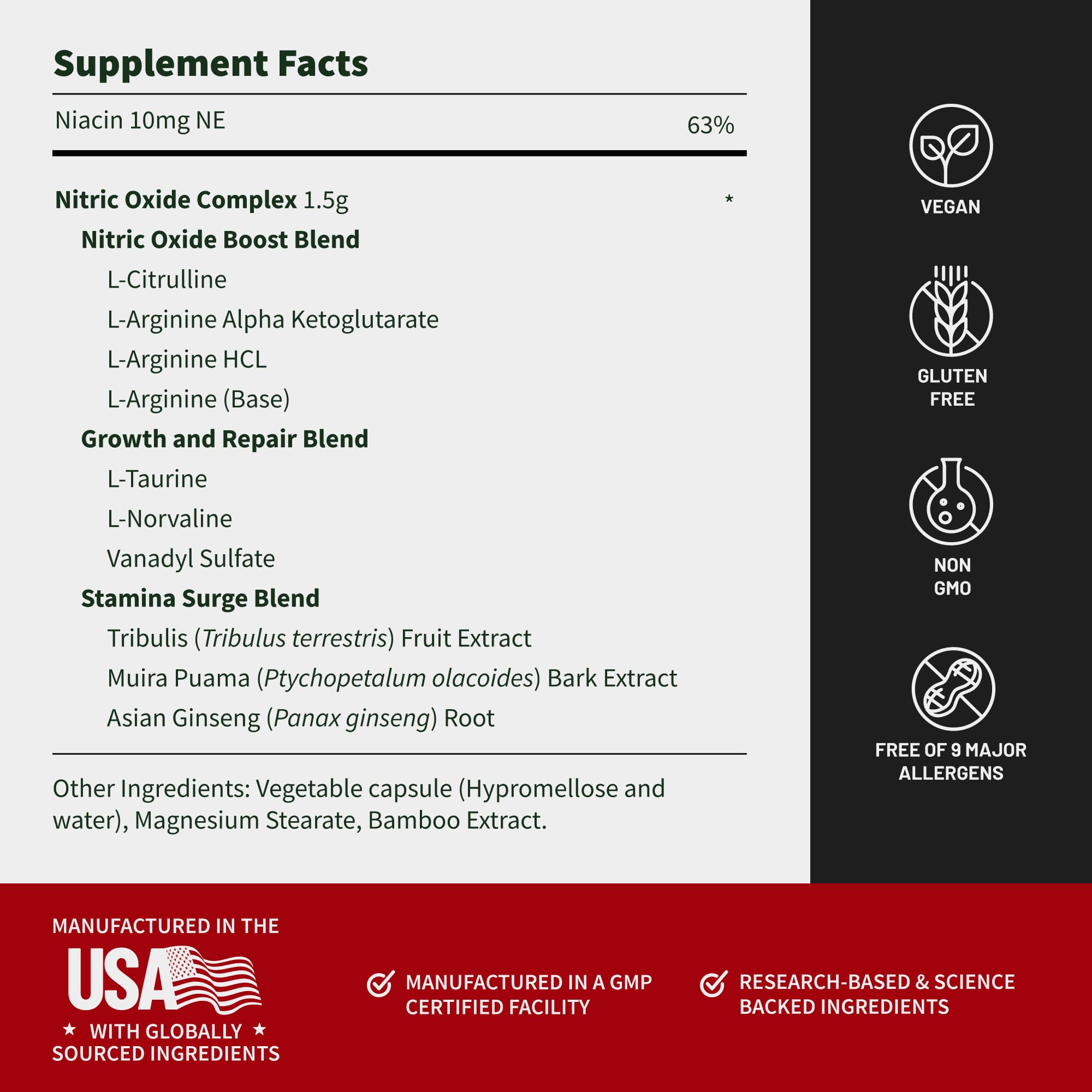 Snap Supplements 90 cápsulas y formula completa para energía y rendimiento