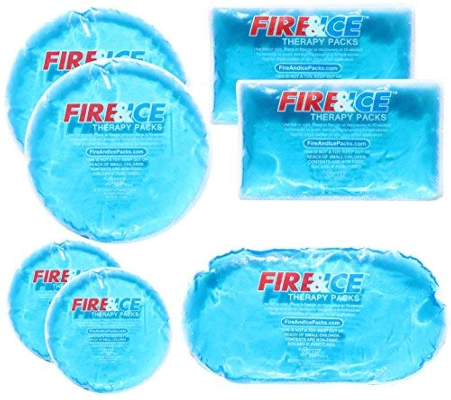 Snappy Heat Fire & Ice: 7 paquetes para alivio inmediato en casa.