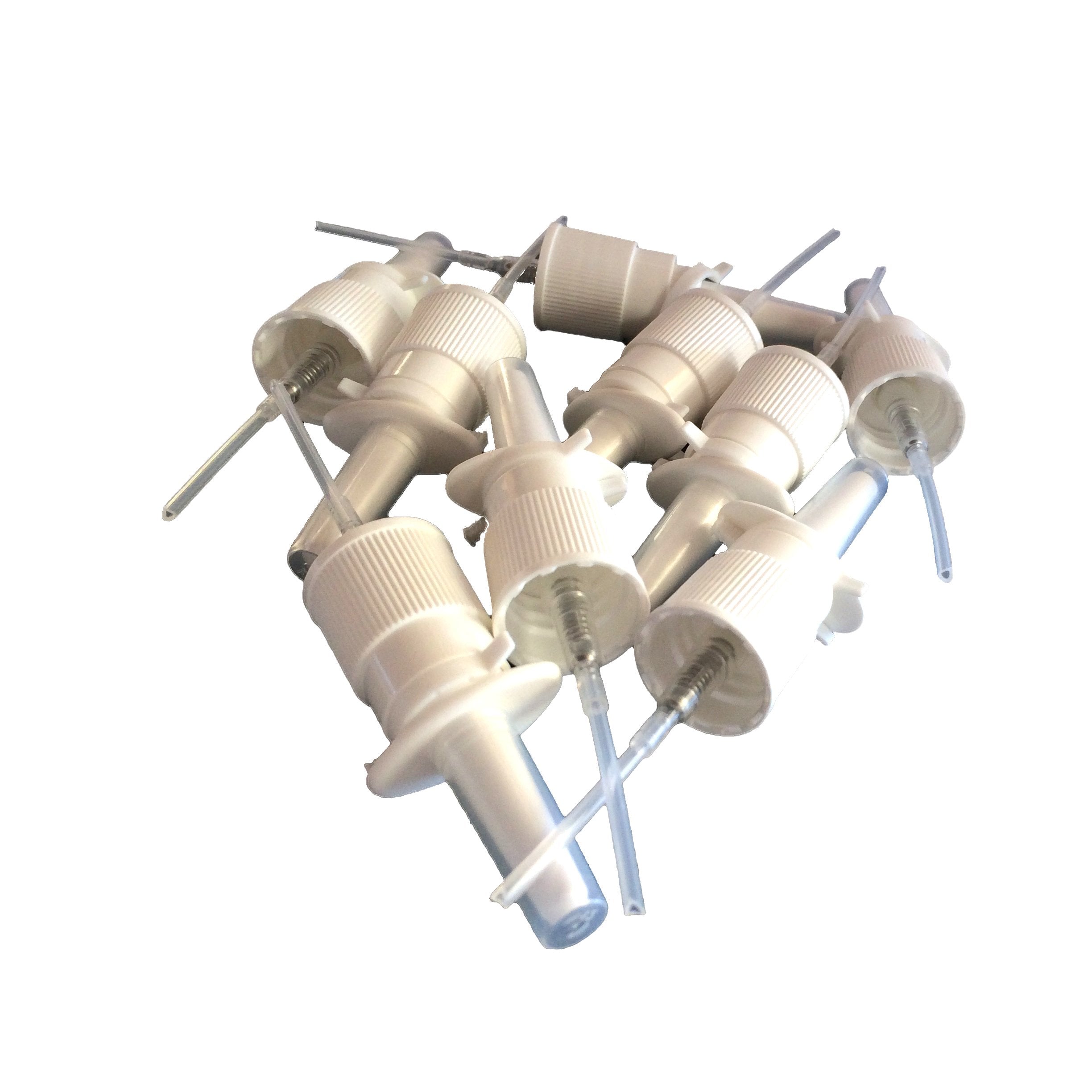 Botellas nasales de HDPE blancas Snoot, duraderas y fáciles de limpiar.