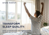 Snore Bastion dilatadores nasales grandes: caja incluida para guardar y limpiar.