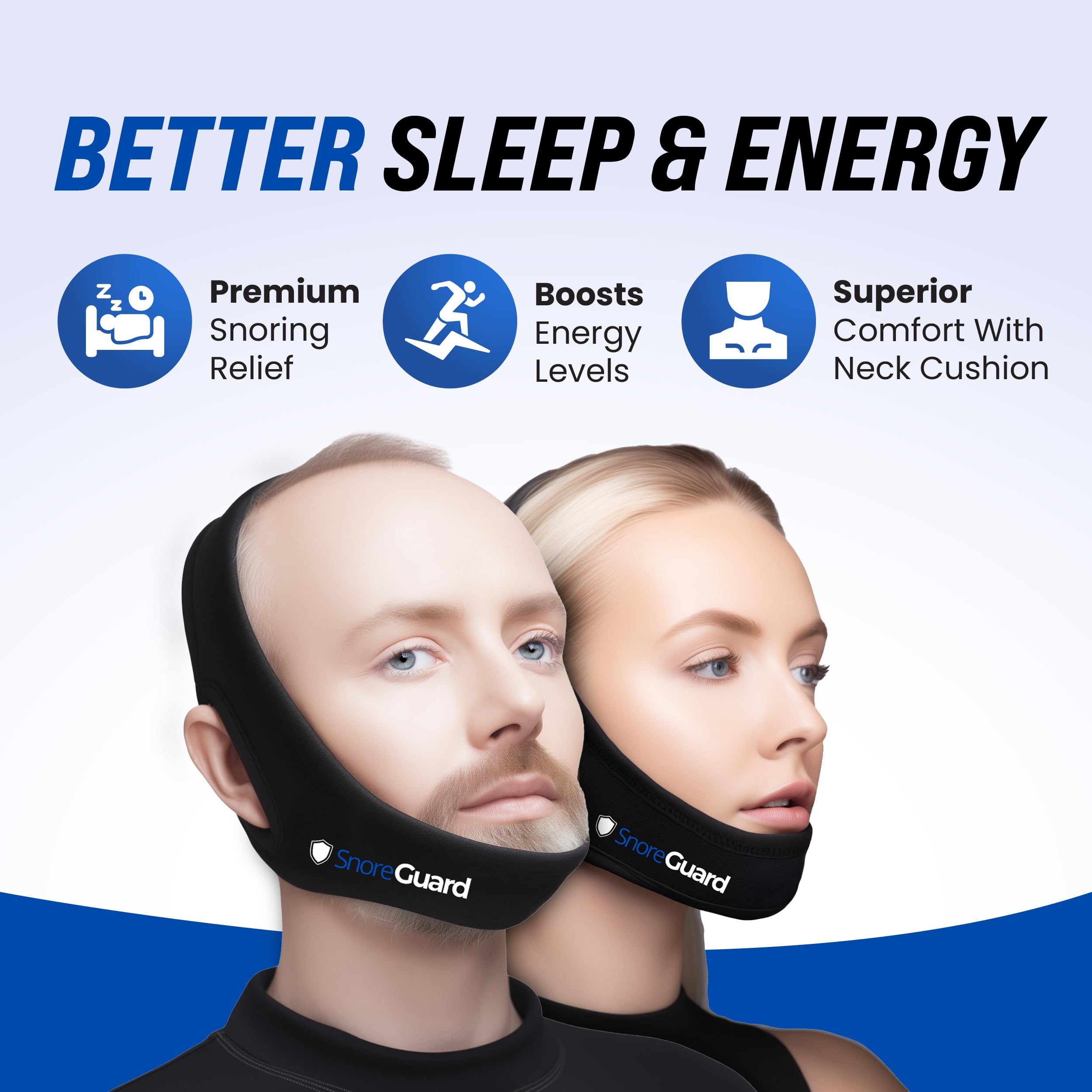 Almohadillas cuello SnoreGuard ofrecen confort para durmiendo de lado