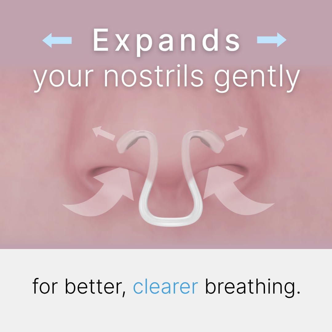 Dilatador nasal SnoreLessNow: ajuste en talla para confort personalizado.