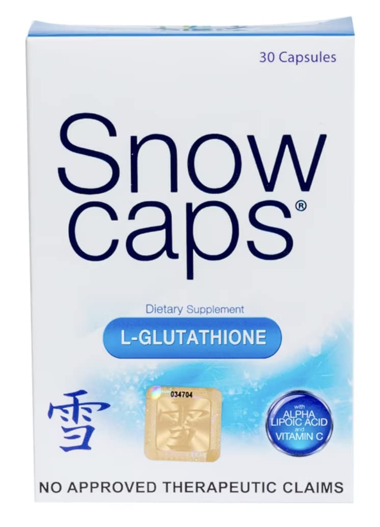 Snow Caps cápsulas glutation reducido brindan brillo natural a la piel
