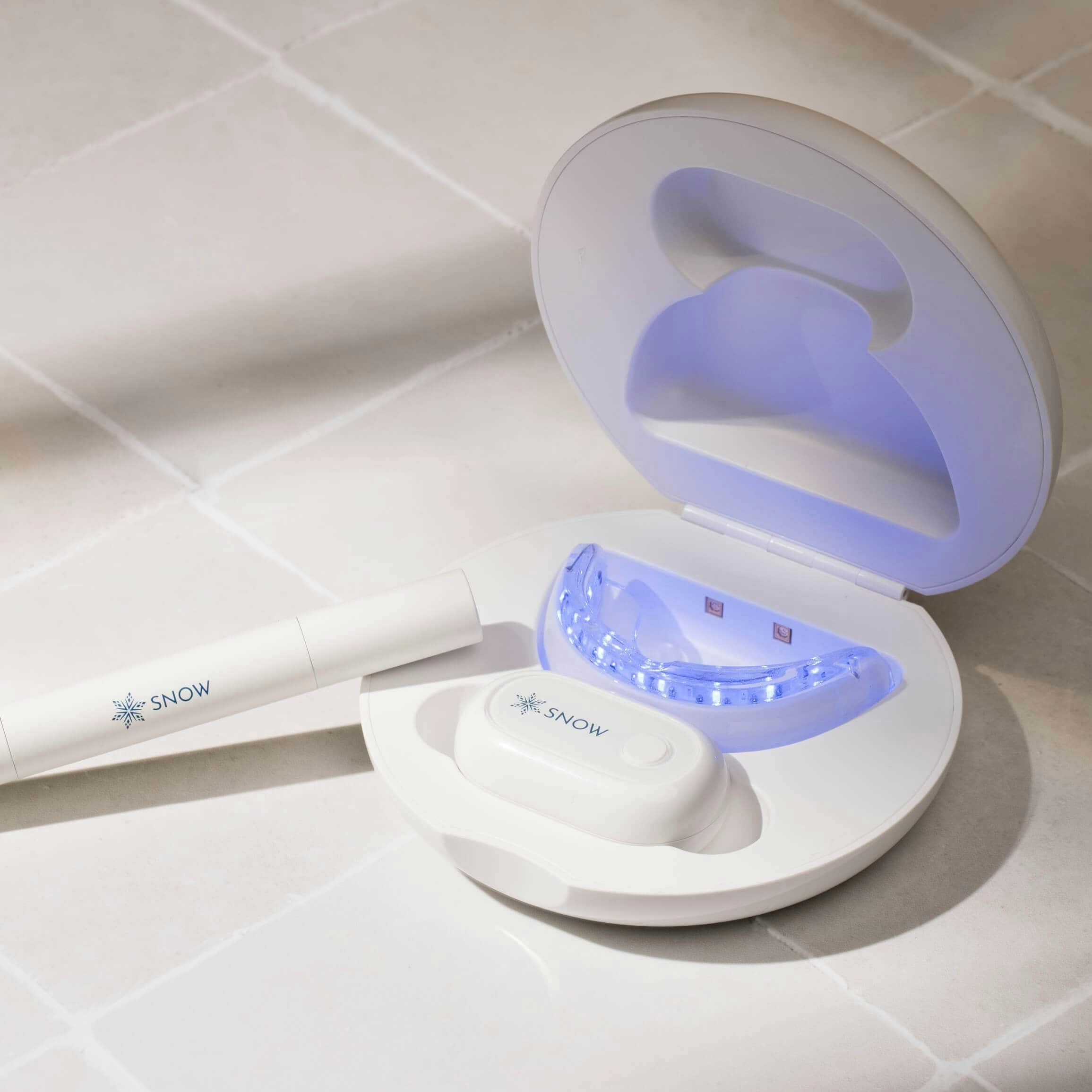 Snow tecnología dental avanzada para resultados en casa.