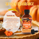 SNOWSEN aceite de tarta de calabaza con cuentagotas para medir gotas en difusor