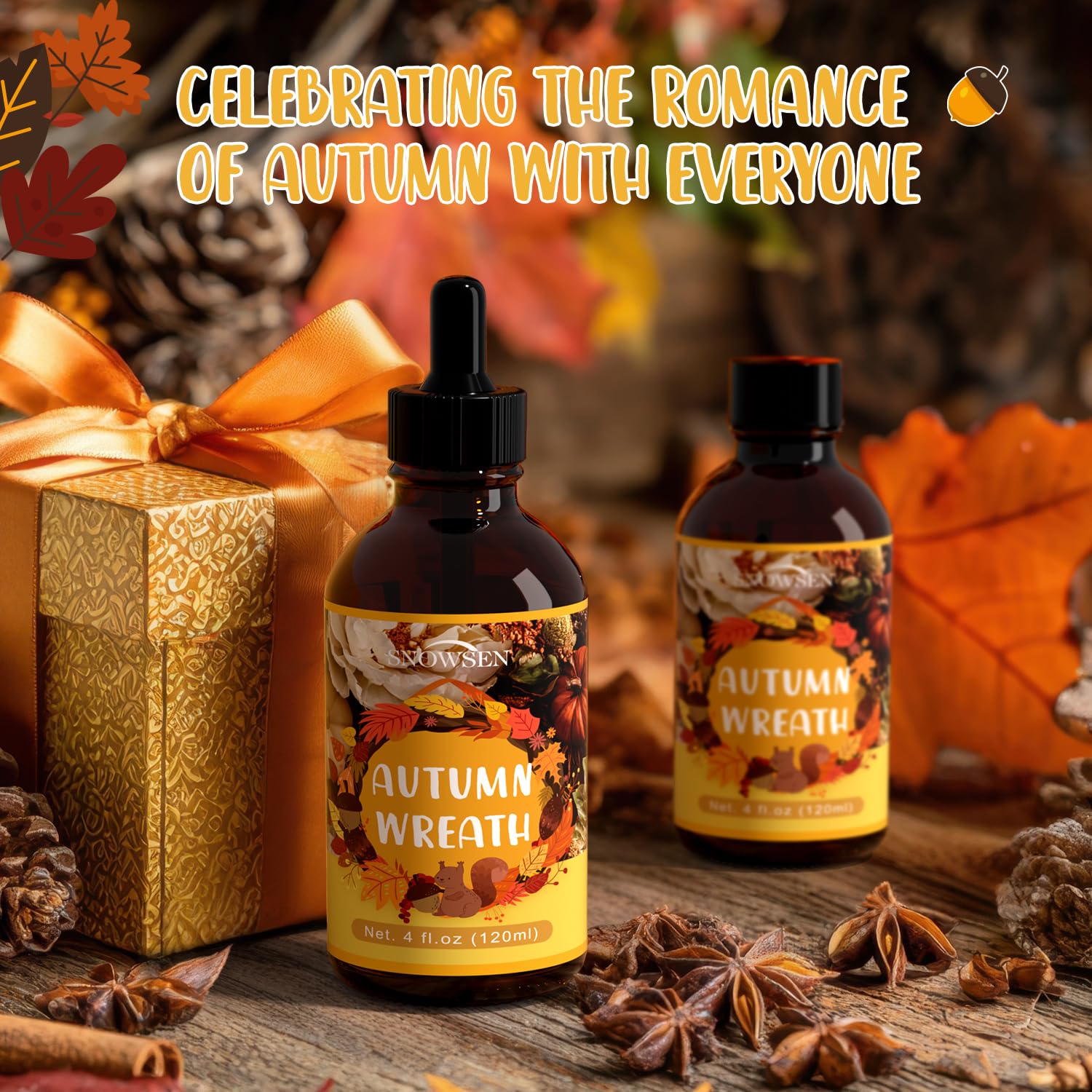 SNOWSEN bomba de baño aroma otoño para spa casero.