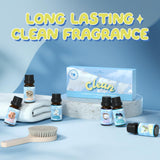 SNOWSEN set de aceites: botella Lino Fresco para dormitorio perfumado