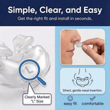 Sellado seguro con cojin nasal Snugell para AirFit P10.