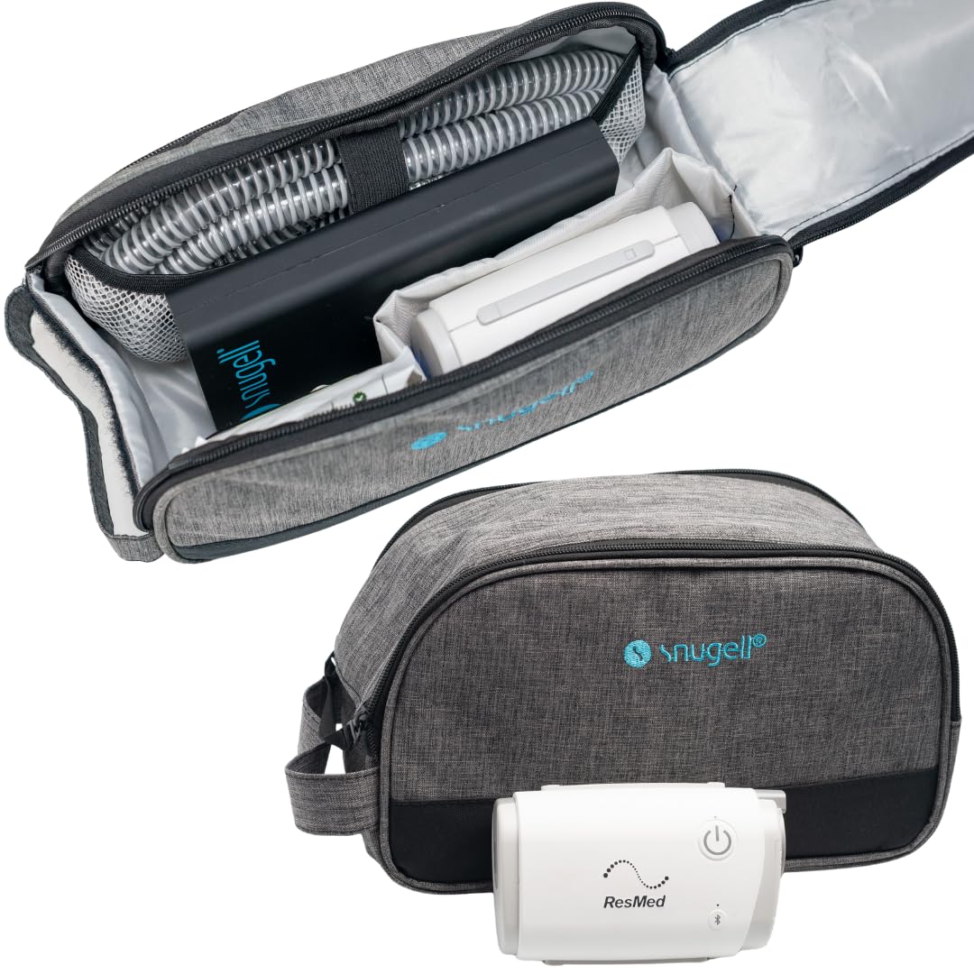Snugell AirMini: bolsa de viaje para CPAP con compartimentos organizados.