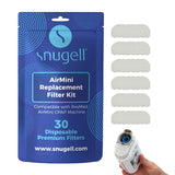 Filtro Snugell AirMini, diseño de viaje compacto para uso diario
