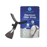 Snugell correa premium para mentón, ajuste personalizable para comodidad nocturna.