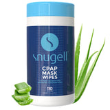 Toallitas Snugell CPAP sin fragancia para limpieza diaria de mascarillas