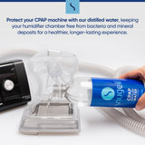 Uso multipropósito con Snugell: agua destilada para CPAP y humidificadores.
