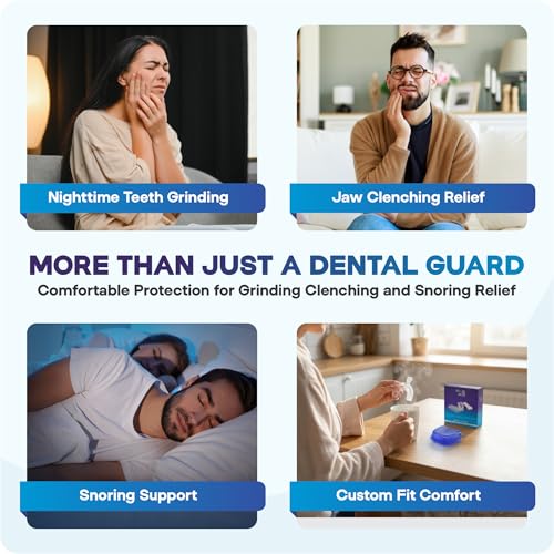 Snugseal Dental Guard 2-Pack: diseño moldeable para ajuste personalizado.