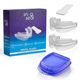 Snugseal Dental Guard 2-Pack: empaque compacto para almacenamiento seguro.