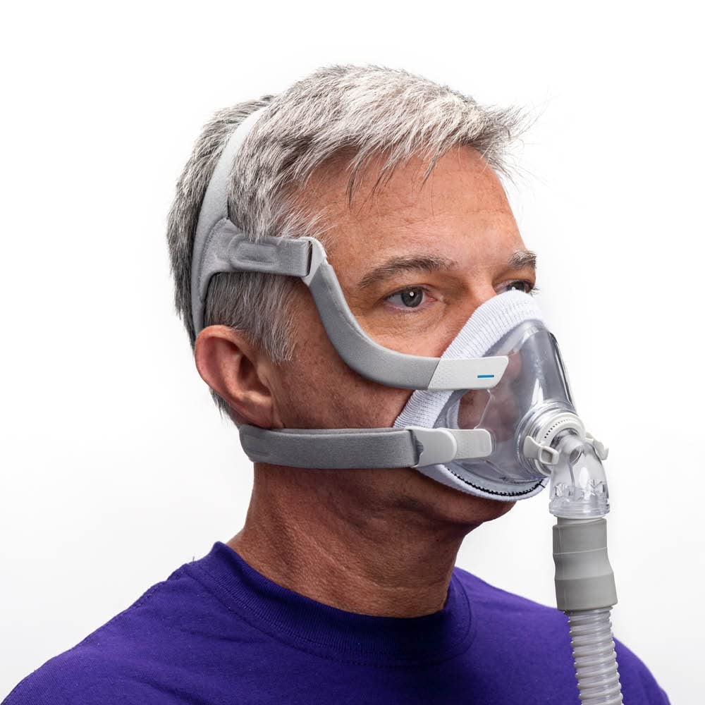 Snugz forro facial completo compatible con varias mascarillas para mayor versatilidad.