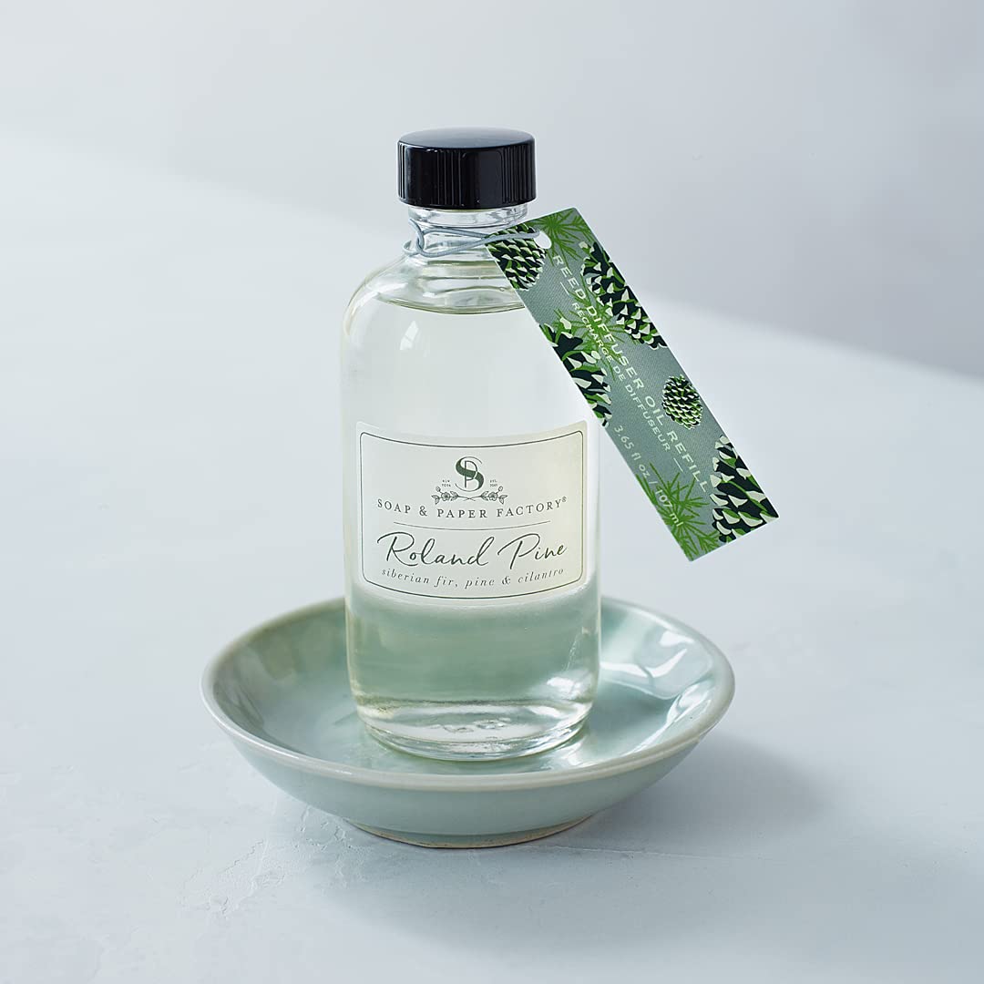 Soap & Paper Factory Roland Pine varillas difusor listas para absorber y difundir aroma.